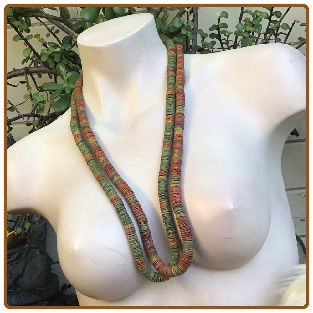 Heishi bead disc necklace bundle
